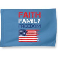 Drapeau de Maison Patriote USA Faith Family Freedom - American Gift — Drapeaux décoratifs