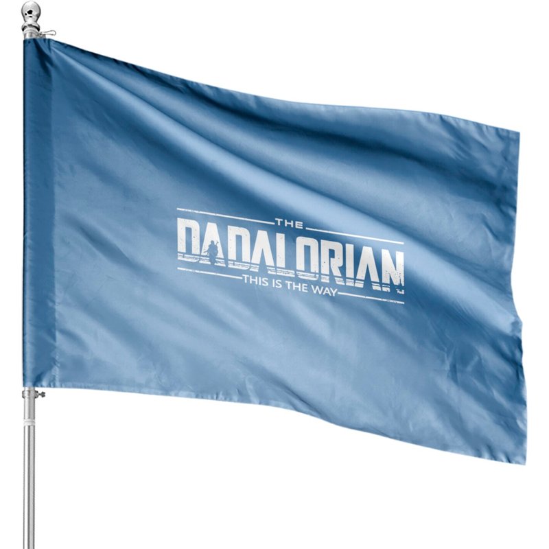 Drapeau de Maison Classique Dadalorian Humoristique — Drapeaux décoratifs