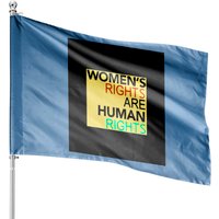 Drapeau de Maison Droits de l'Homme - Impression Recto Verso