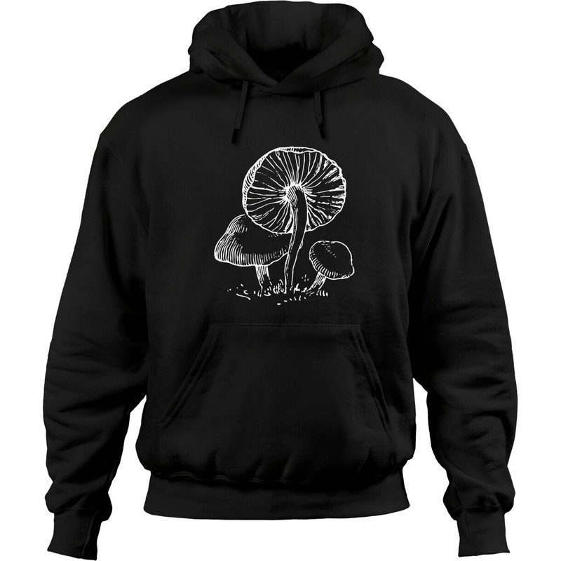 Hoodie zippé Botany aux champignons bohèmes pour unisexe — Sweats à capuche pour hommes