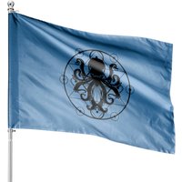 Drapeau de Maison Octopus Vintage Kraken