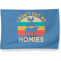 Drapeau de Maison Végétalien I Don't Eat My Homies — Drapeaux décoratifs