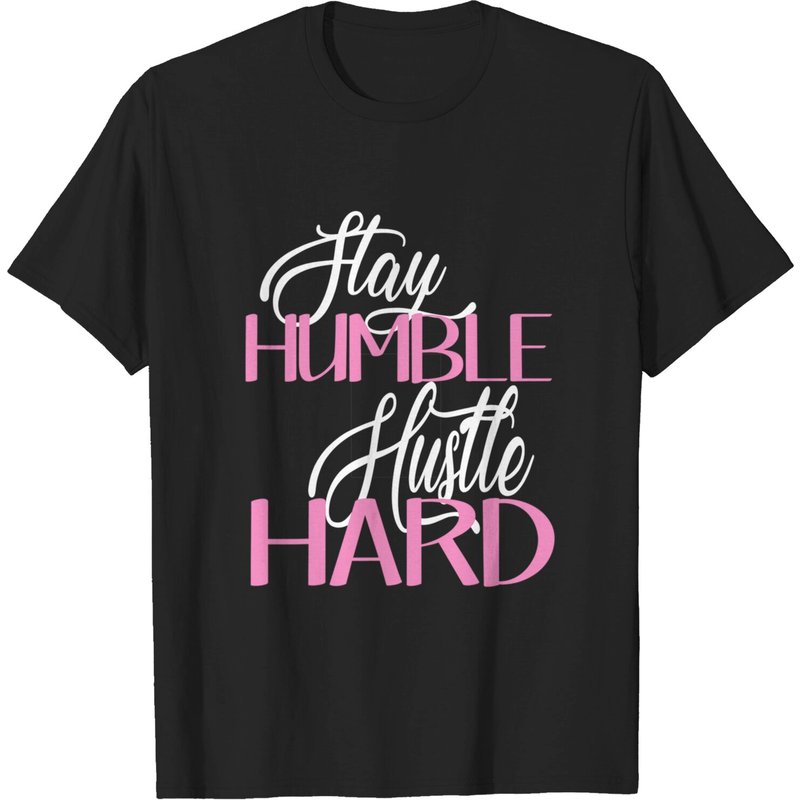 T-Shirt Rustic Grace Stay Humble Hustle Hard pour Hommes — T-shirts pour hommes