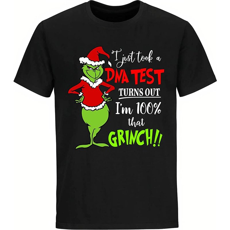 Je viens de faire un test ADN, je suis 100% le Grinch T-shirt pour hommes — T-shirts pour hommes