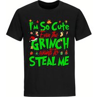 Je suis si mignon que même le Grinch veut me voler T-shirt de Noël