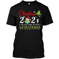 T-shirt Grinch de Noël Quarantiné 2021 pour hommes