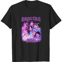 T-shirt Bangtan Boys pour hommes en noir