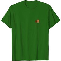 T-shirt Beaver Liquor Lover Beaver dans une Poche pour Hommes — T-shirts pour hommes