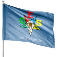 Drapeau de maison Oes Order Of The Eastern Star Logo
