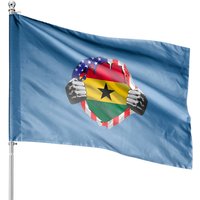Drapeau Immigrant Ghana Roots USA
