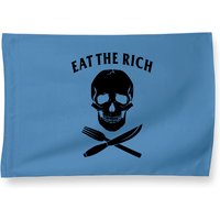Eat The Rich House Flag - Double-Sided Protest Flag — Decorative Flags