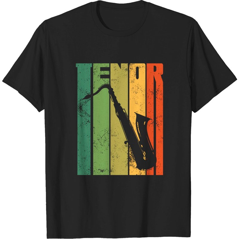 T-shirt Subcontrabass Saxophone pour Hommes - Musicien de Saxophone Jazz — T-shirts pour hommes