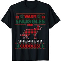 German Shepherd Dog Christmas T-Shirt for Men