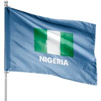 Drapeau de Maison du Nigeria - Impression Double-Face — Drapeaux décoratifs
