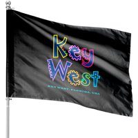 Drapeau de maison au design tropical de Key West, Floride — Drapeaux décoratifs