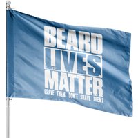 Drapeau de Maison Funny Big and Tall Beard Lives Matter — Drapeaux décoratifs