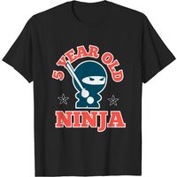 T-shirt Ninja d'anniversaire pour hommes - 5 ans — T-shirts pour hommes