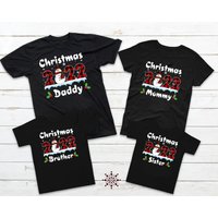 Personalized Christmas 2021 Snowman Family Matching T-Shirt for Men — Mens T Shirts