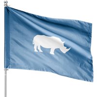 Rhino House Flag for Outdoor Use