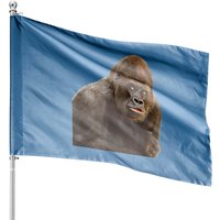 Gorilla Ape Wildlife Zoo Animals Prints House Flag