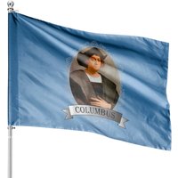 Christopher Columbus Columbus Day House Flag — Decorative Flags