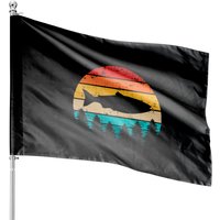 Salmon Vintage House Flag - Double-Sided Outdoor Flag