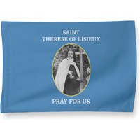 Drapeau de Maison Sainte Thérèse de Lisieux - Drapeau Extérieur Double Face