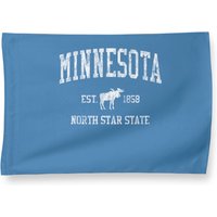 Drapeau de Maison Sportif Vintage Minnesota - Impression Recto Verso — Drapeaux décoratifs