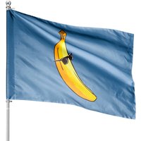 Giant Long Yellow Banana Summer House Flag — Decorative Flags