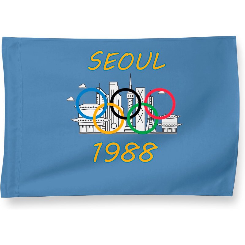 Seoul 1988 Sport House Flag for Navy — Decorative Flags