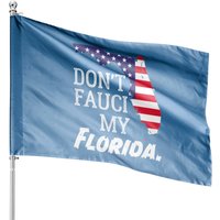 Don't Fauci My Florida House Flag with Map — Decorative Flags