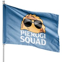 Pierogi Squad Polish Food House Flag