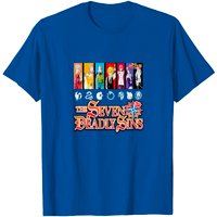 T-shirt Seven Deadly Sins Kloudave Manga Merch pour hommes — T-shirts pour hommes