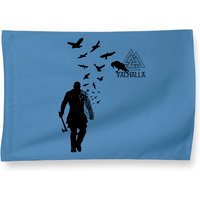 Drapeau de Maison Viking Ragnar Lodbrok Valhalla Odin Ravens — Drapeaux décoratifs