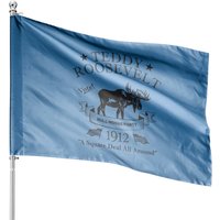 Bull Moose Party Vintage Teddy Roosevelt Campaign Flag