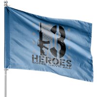 13 Us Fallen Hero United States Soldier House Flag — Decorative Flags