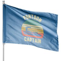 Drapeau de Maison Vintage Capitaine de Ponton — Drapeaux décoratifs