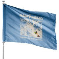 Drapeau de Maison Vintage Officiel Black Sabbath - Impression Recto-Verso