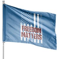 Drapeau Patriote USA Freedom Matters — Drapeaux décoratifs