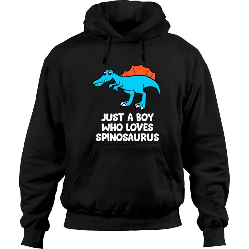 Un Garçon Qui Aime le Dinosaure Spinosaurus Sweat à Capuche