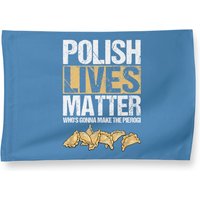 Pierogi Polish Lives Matter Double-Sided House Flag — Decorative Flags