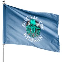 Release The Kraken House Flag - Double-Sided Outdoor Flag