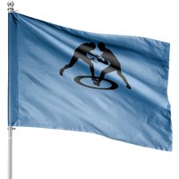 Wrestling Freestyle House Flag - Double-Sided Print