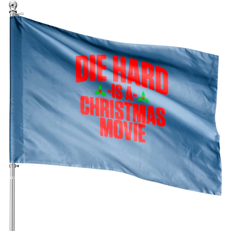 Die Hard Christmas House Flag - Double-Sided Print — Decorative Flags