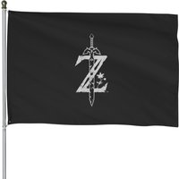 Zelda Breath Of The Wild Logo House Flag — Decorative Flags