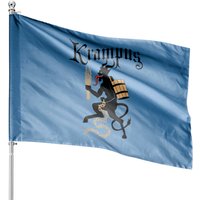 Holiday Krampus House Flag - Double-Sided Print