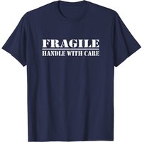 T-shirt Fragile à Manipuler Avec Précaution pour Hommes en Noir — T-shirts pour hommes