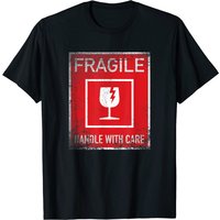 T-shirt Distressé Fragile Handle With Care pour Hommes