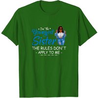 T-shirt Youngest Sister Les règles ne s'appliquent pas à moi pour hommes