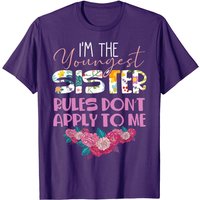 T-shirt Jeune Sœur pour Hommes - Design Règles Amusantes